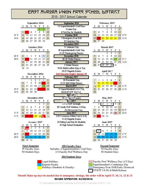 aurora school district calendar